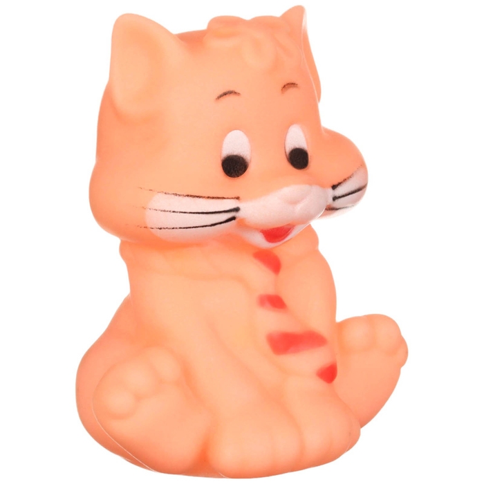 Резиновая игрушка для ванны «Котик», с пищалкой, 1 шт, цвет МИКС, Крошка Я Резиновая игрушка для ванны «Котик», с пищалкой, 1 шт, цвет МИКС, Крошка Я