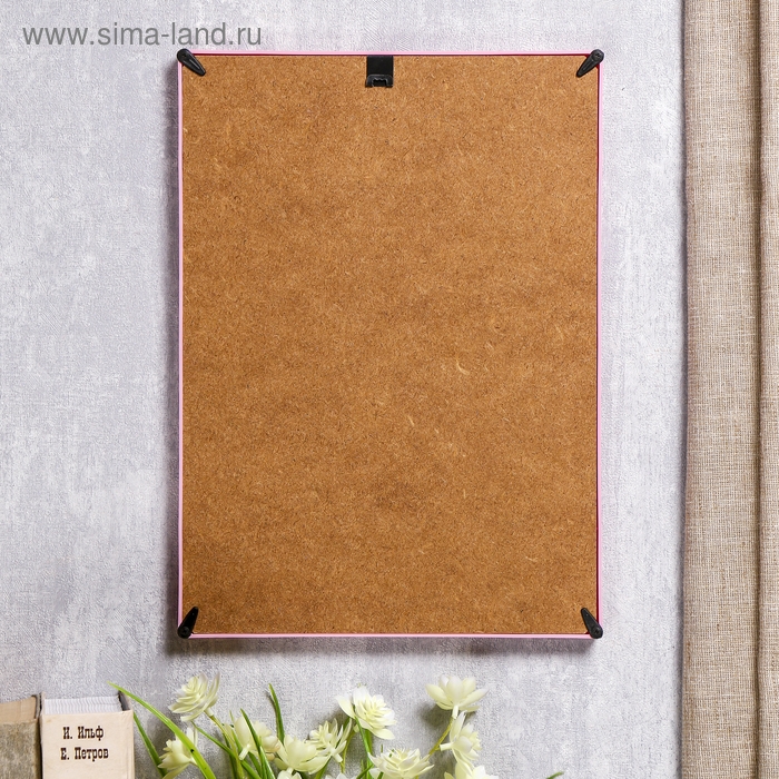 Фоторамка пластик L-4 21х30 см Розовый (пластиковый экран) Фоторамка пластик L-4 21х30 см Розовый (пластиковый экран)