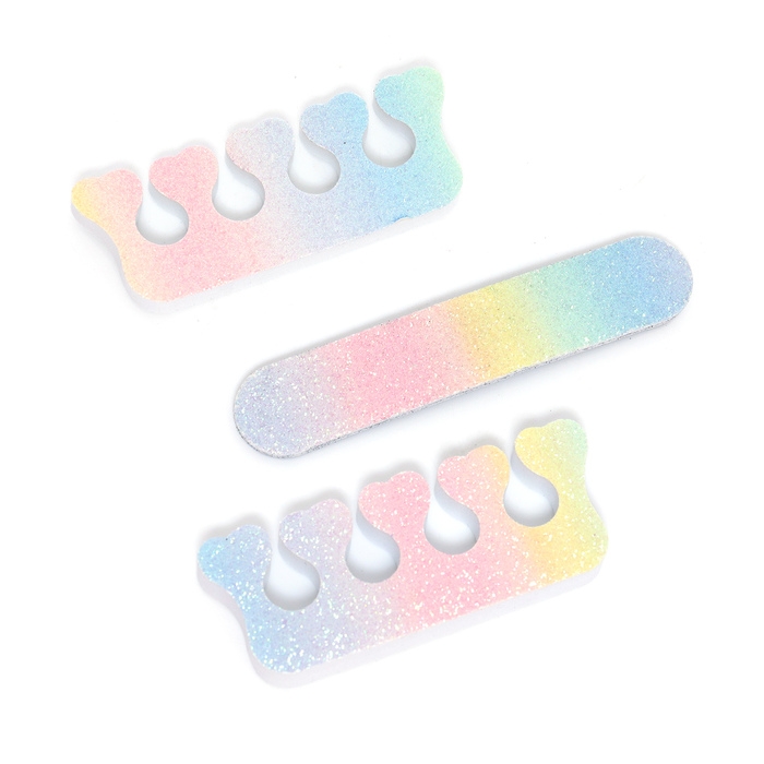 Набор косметики для девочки "Чемодан на колёсах", сиреневый, с накладными ногтями