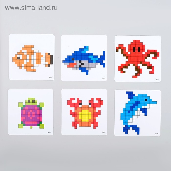 Аквамозаика MOSAICPIX «Морские животные», 780 деталей Аквамозаика MOSAICPIX «Морские животные», 780 деталей