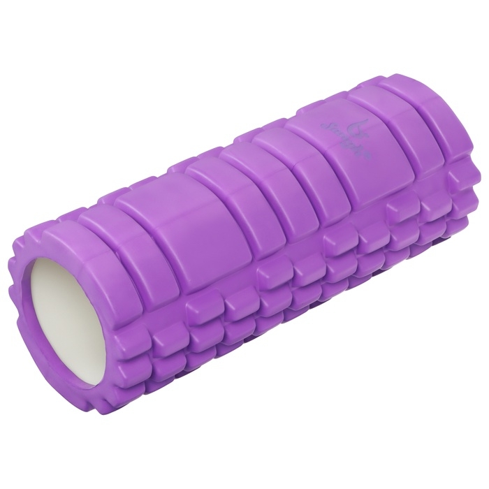 Ролик массажный Sangh, 33х14 см, цвет фиолетовый Ролик массажный Sangh, 33х14 см, цвет фиолетовый