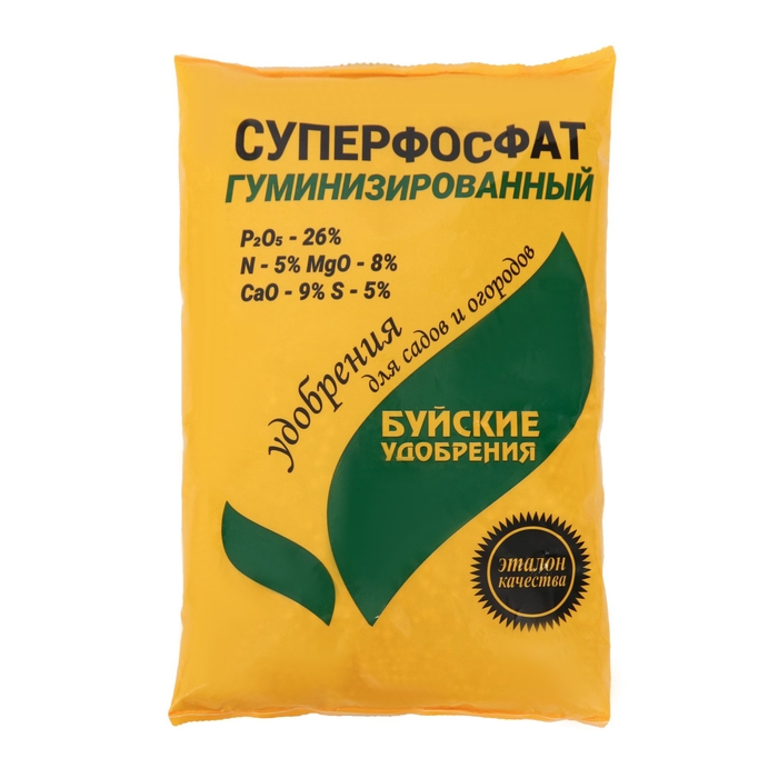 Удобрение минеральное Суперфосфат гуминизированный, 0,9 кг Удобрение минеральное Суперфосфат гуминизированный, 0,9 кг