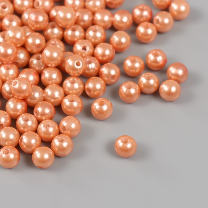 Набор бусин "Жемчуг" d 8 мм, 250 гр, бронза