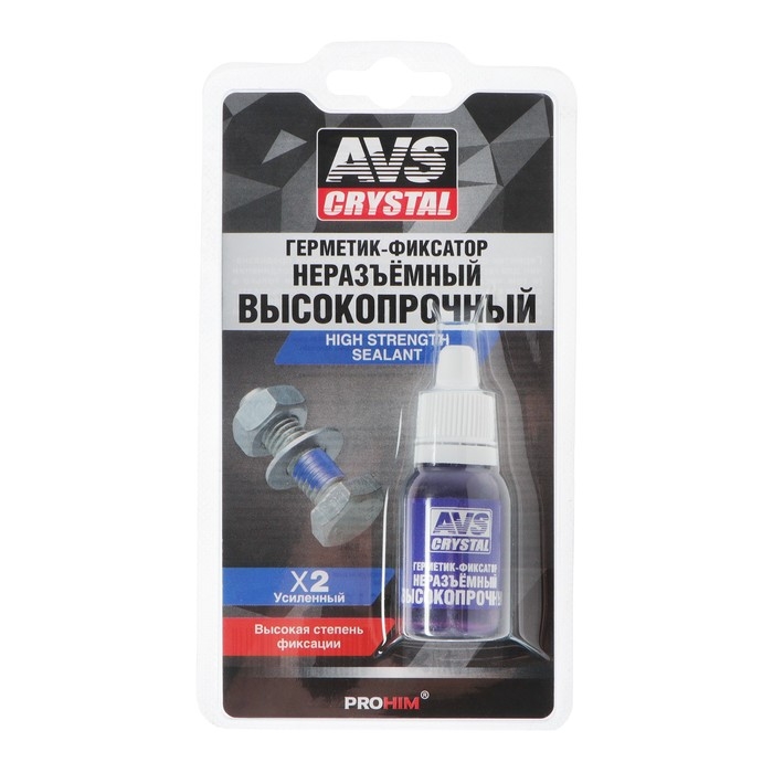 Герметик-фиксатор AVS AVK-133, неразъёмный, высокопрочный, 6 мл Герметик-фиксатор AVS AVK-133, неразъёмный, высокопрочный, 6 мл