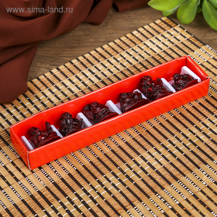 Нэцкэ под дерево Нэцкэ под дерево "Хотей" 3,5 см (набор 6 шт)