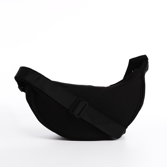 Сумка молодёжная на молнии, цвет чёрный Сумка молодёжная на молнии, цвет чёрный