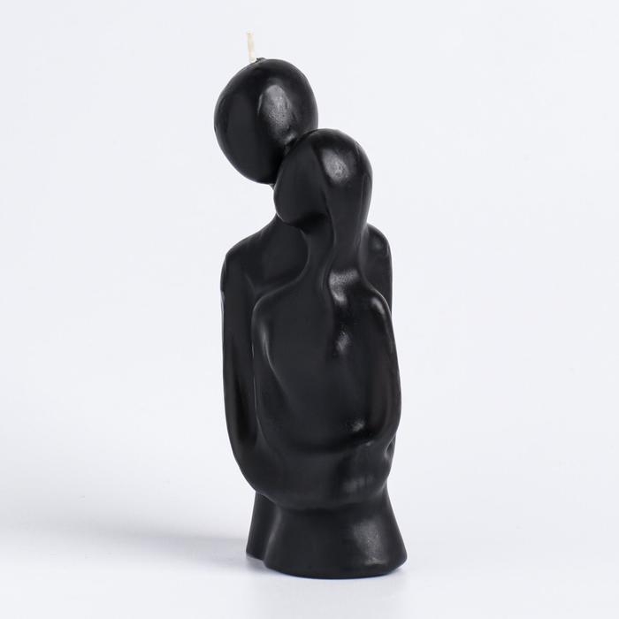 Свеча фигурная  Свеча фигурная "Влюбленные", 12 см, черная