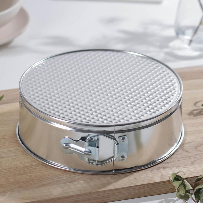 Форма разъёмная для выпечки Доляна &laquo;Круг. Фабиан&raquo;, d=23 см