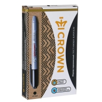 Маркер перманентный Crown Multi Marker Super Slim, 1.0 мм, пулевидный, чёрный