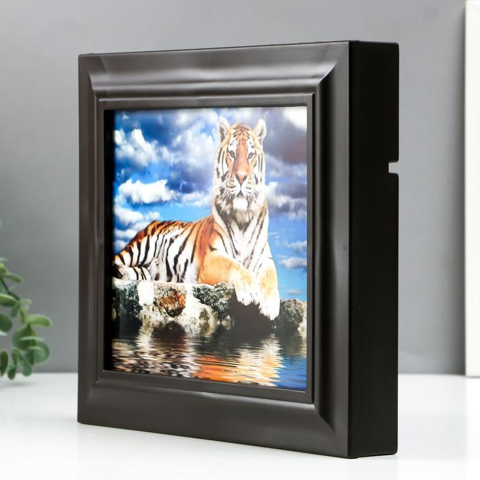 Ключница Ключница "Тигр" 26х31х4,5 см венге