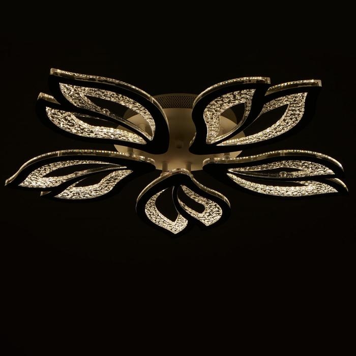 Люстра с ПДУ 71107/5WT LED 130Вт 3000-6000К диммер белый 64х64х10 см BayerLux