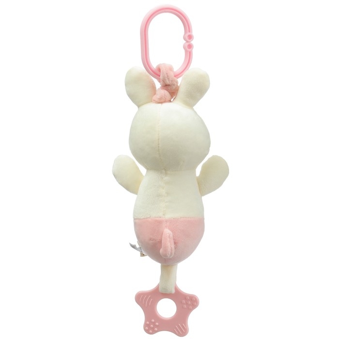 Подвеска с вибрацией «Милая зайка», прорезыватель, на кроватку, коляску, Крошка Я Подвеска с вибрацией «Милая зайка», прорезыватель, на кроватку, коляску, Крошка Я