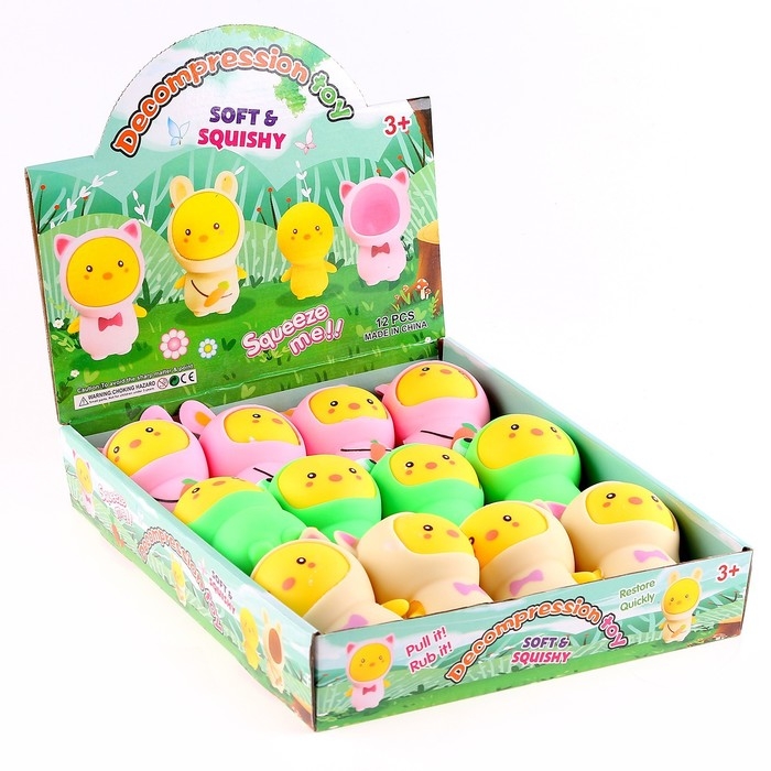 Мялка антистресс «Звери», виды МИКС Мялка антистресс «Звери», виды МИКС