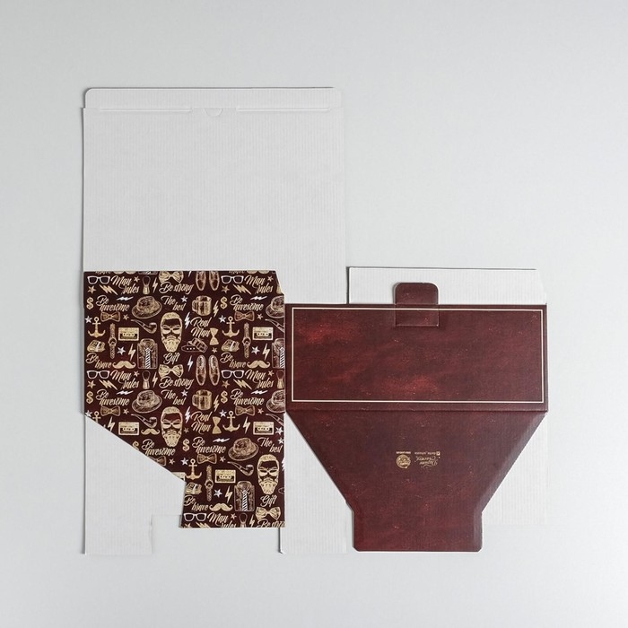 Коробка подарочная сборная, упаковка, «Джентельмену», 30 х 23 х 12 см Коробка подарочная сборная, упаковка, «Джентельмену», 30 х 23 х 12 см