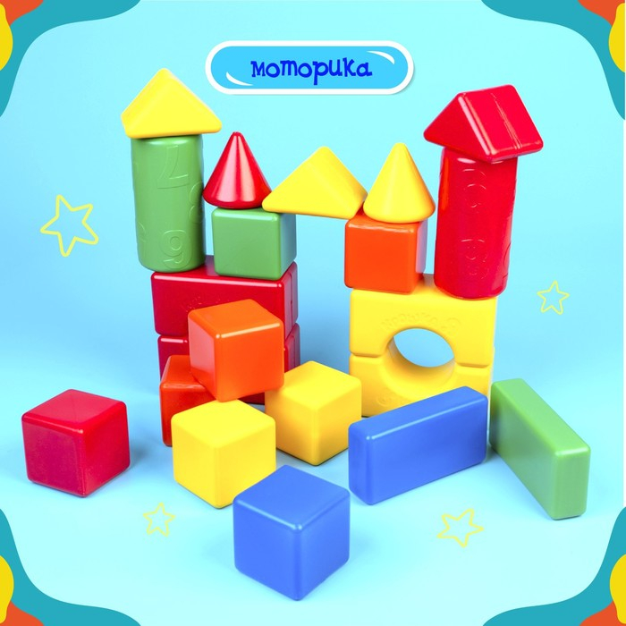 Строительный набор, 21 элемент, 6 х 6 см Строительный набор, 21 элемент, 6 х 6 см