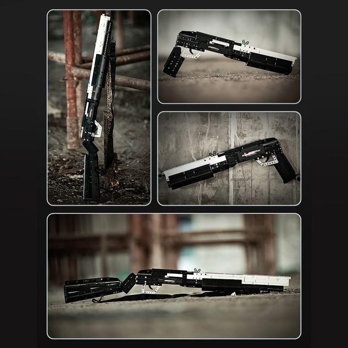 Конструктор «Техно. Дробовик», 2 варианта сборки, 880 деталей Конструктор «Техно. Дробовик», 2 варианта сборки, 880 деталей