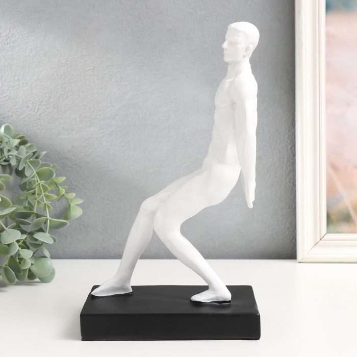 Держатель для книг  Держатель для книг "Атлет" белый 25х15х10 см