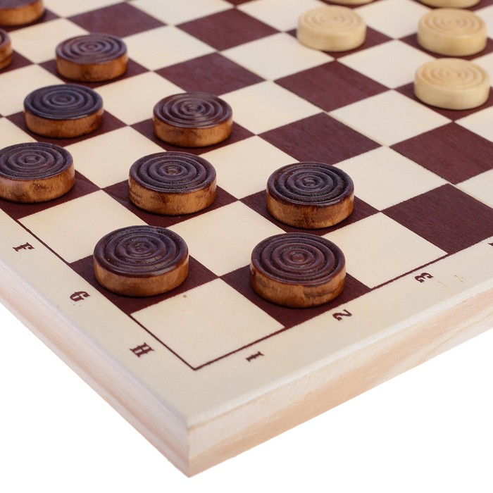 Шашки  Шашки "Тронк" 30 х 30 см , шашки d-2.7 см