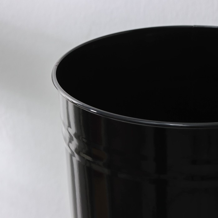 Вазон без ручек, 9 л, высота 39 см, цвет чёрный Вазон без ручек, 9 л, высота 39 см, цвет чёрный