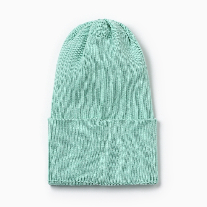 Шапка детская, цвет мята, размер 52-56 Шапка детская, цвет мята, размер 52-56