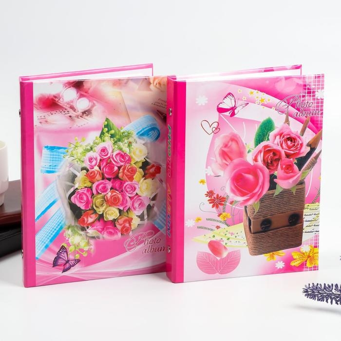 Фотоальбом 10*15 40 фото Фотоальбом 10*15 40 фото "Розы" МИКС
