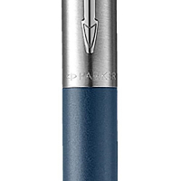 Ручка шариковая Parker Jotter XL K69 Matte Blue CT M, корпус из нержавеющей стали, синие чернила