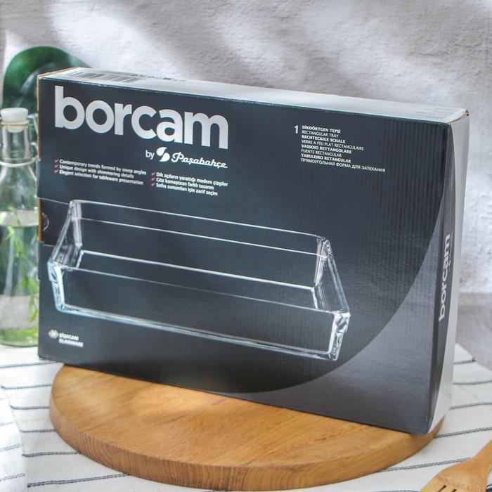 Форма для выпечки и запекания из жаропрочного стекла, 36,7×25,7×6 см Форма для выпечки и запекания из жаропрочного стекла, 36,7×25,7×6 см