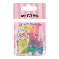 Набор ластиков MESHU "Candy Bear" 5 штук, ПВХ, 20*15*9мм