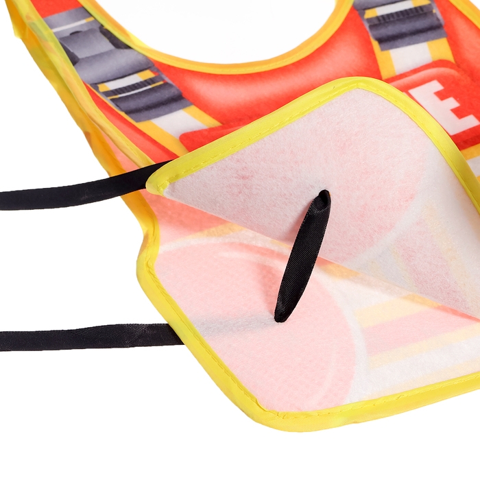 Набор пожарного «Укротитель огня», с текстильным жилетом, 8 предметов Набор пожарного «Укротитель огня», с текстильным жилетом, 8 предметов