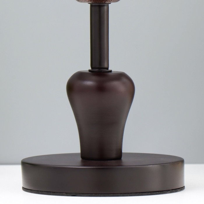 Настольная лампа Настольная лампа "Тирел" Е27 40Вт черный 16х16х30 см RISALUX