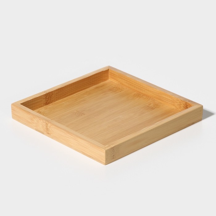 Менажница стеклянная на подставке «Голд», 19,5×19,5 см Менажница стеклянная на подставке «Голд», 19,5×19,5 см