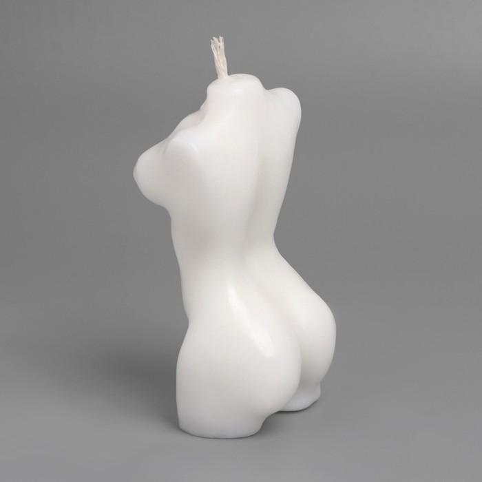 Набор свечей на подставке  Набор свечей на подставке "Мужчина и женщина", бело-розовая подставка