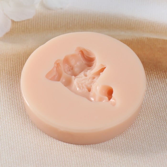 Молд силикон Молд силикон "Ангелочек" №4 4х3х0,8 см