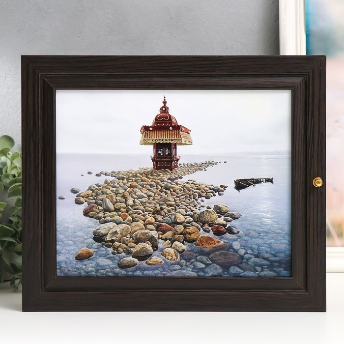 Ключница Ключница "Берег" венге 26х31 см МИКС