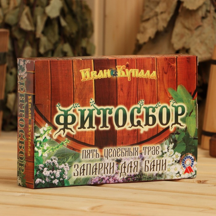 Набор запарок Набор запарок "Фитосбор №3" в коробке, 5 шт по 30 гр