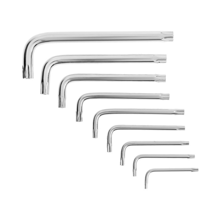 Набор ключей ЛОМ, TORX Tamper, TT10 - TT50, 9 шт. Набор ключей ЛОМ, TORX Tamper, TT10 - TT50, 9 шт.