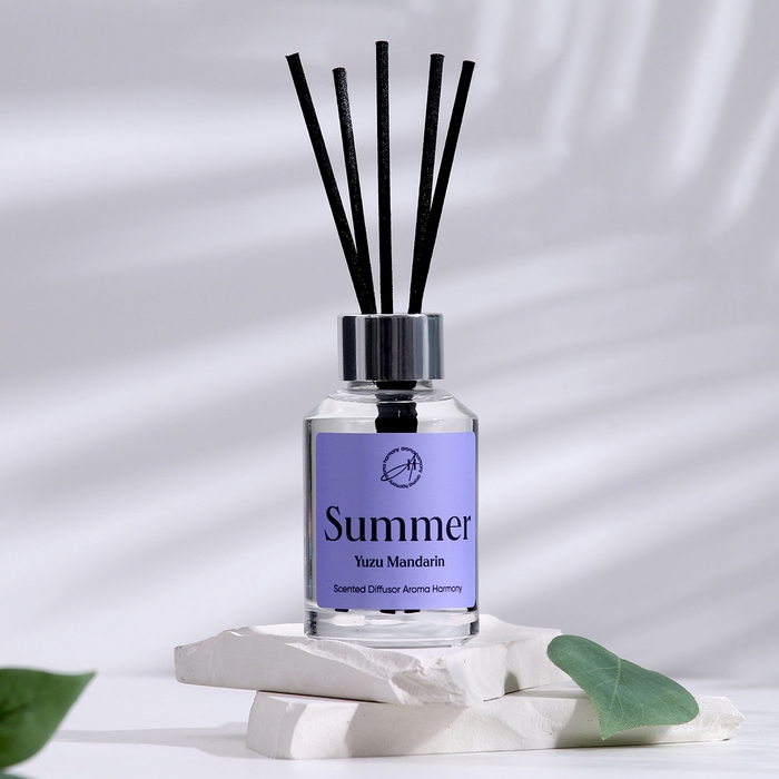 Диффузор ароматический, Диффузор ароматический, "Yuzu mandarin", юзу и мандарин, 60 мл
