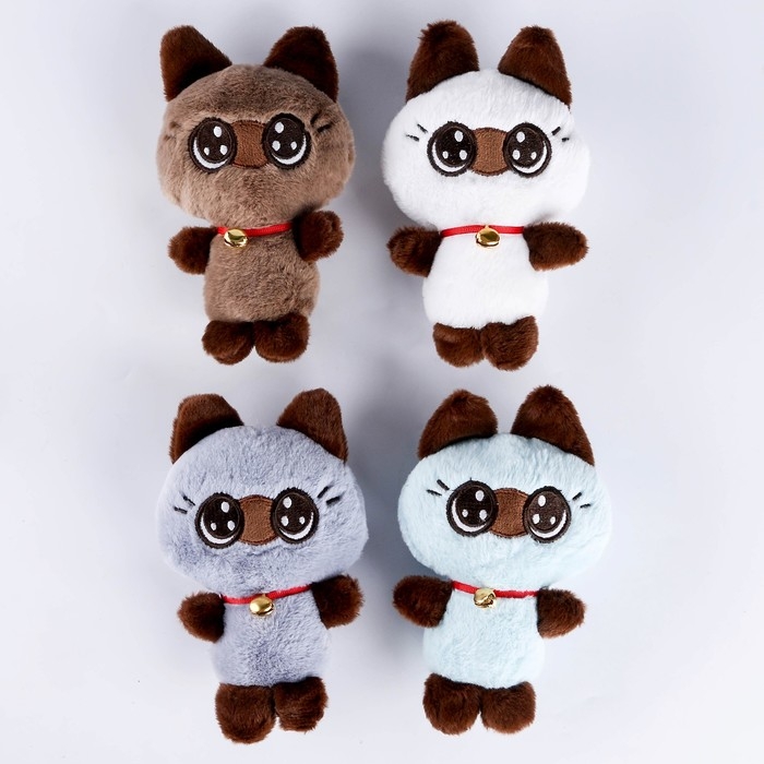 Мягкая игрушка «Кот», 13 см, цвет МИКС Мягкая игрушка «Кот», 13 см, цвет МИКС