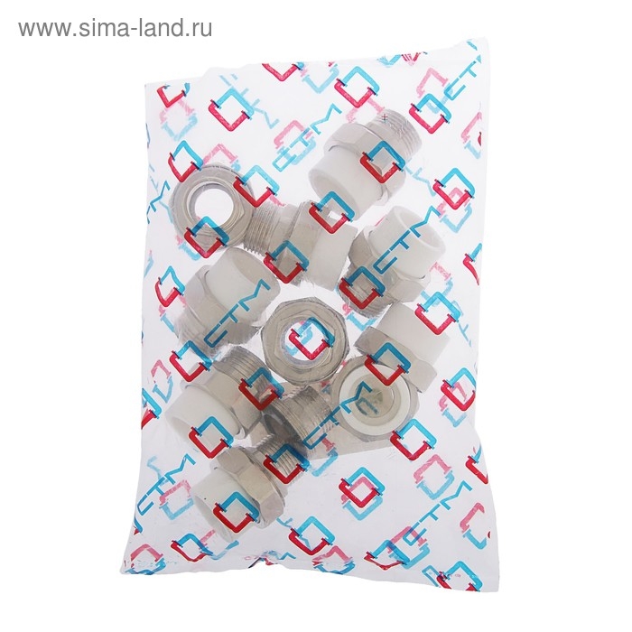 Муфта комбинированная «СТМ», разъёмная (американка), 25 мм × ¾", наружная резьба