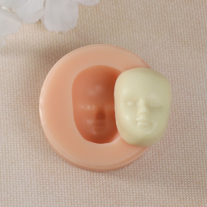 Молд силикон Молд силикон "Лицо младенца" №11 2,8х2х1,3 см