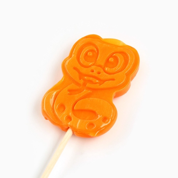 Леденец в форме змеи, со вкусом апельсин &laquo;Чудеса рядом&raquo;, 24 г