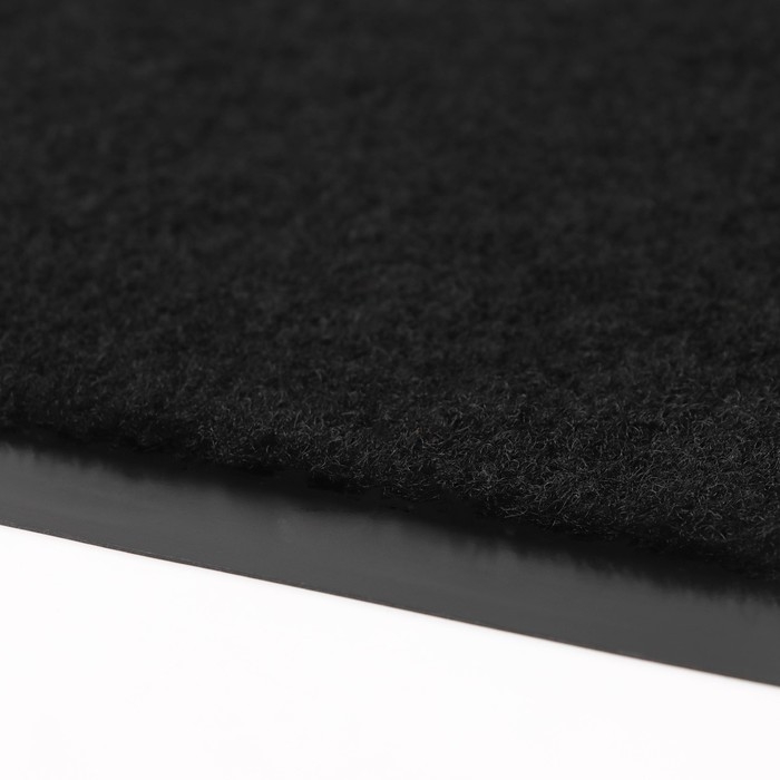 Коврик придверный влаговпитывающий Tuff, 80×50 см, цвет черный Коврик придверный влаговпитывающий Tuff, 80×50 см, цвет черный