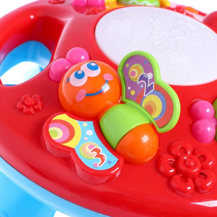 Детский музыкальный столик/подвеска 2 в 1, звуковые эффекты, работает от батареек Детский музыкальный столик/подвеска 2 в 1, звуковые эффекты, работает от батареек