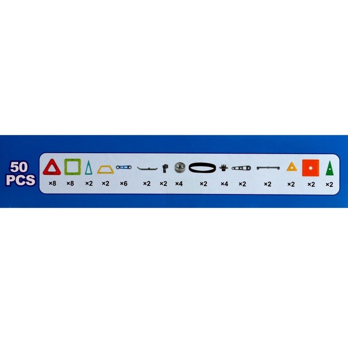 Конструктор магнитный «Магический магнит», 50 деталей Конструктор магнитный «Магический магнит», 50 деталей