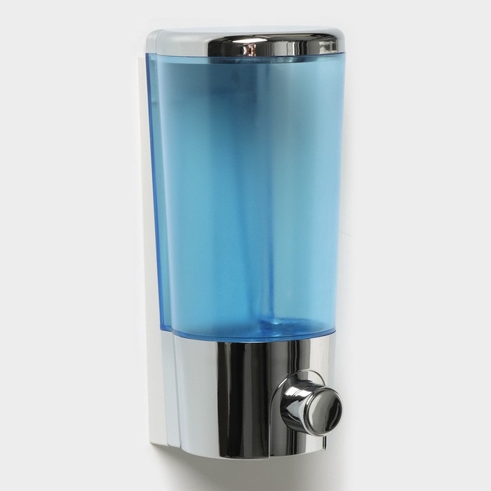 Дозатор - диспенсер для мыла, механический, для антисептика, 400 мл, цвет хромированный Дозатор - диспенсер для мыла, механический, для антисептика, 400 мл, цвет хромированный