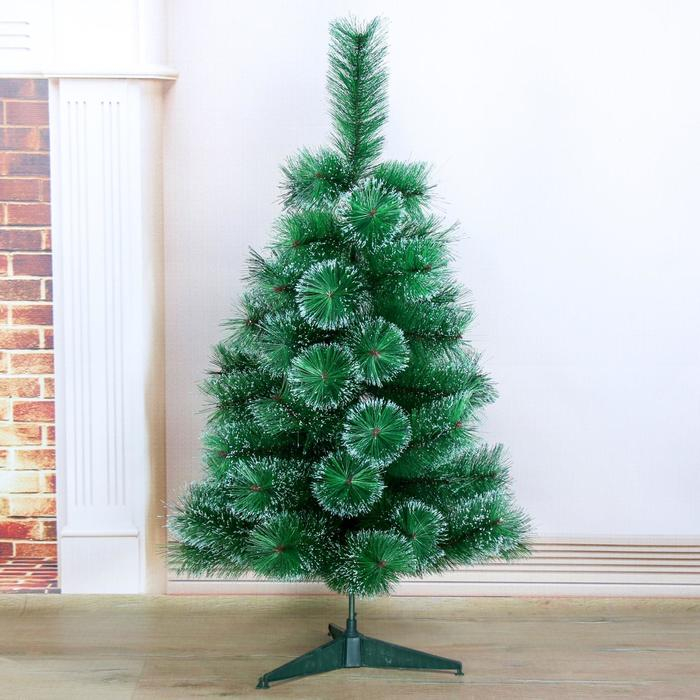 Кедр перелив 90 см, d нижнего яруса 55 см, d иголок 10 см, 57 веток Кедр перелив 90 см, d нижнего яруса 55 см, d иголок 10 см, 57 веток