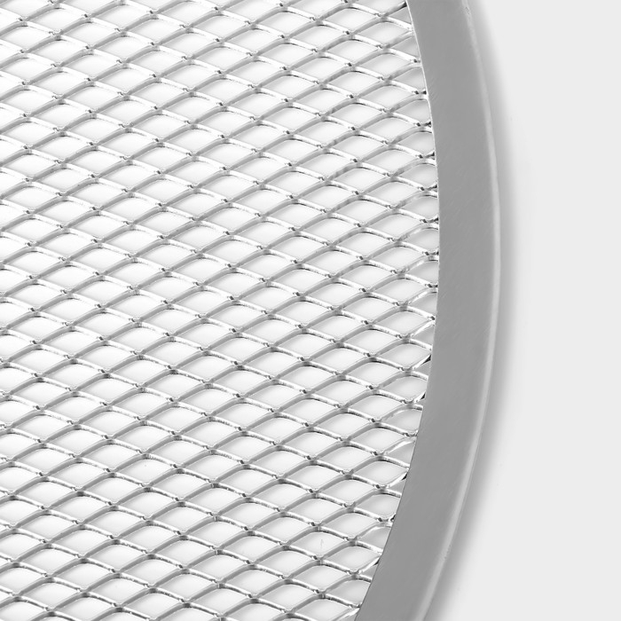 Форма для выпечки пиццы, d=38 см, цвет серебряный Форма для выпечки пиццы, d=38 см, цвет серебряный