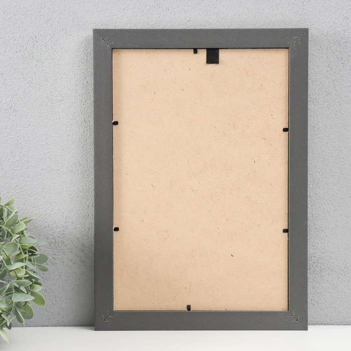 Фоторамка пластик Фоторамка пластик "МИРАМ" 20х30 см 221 серебро (пластиковый экран)