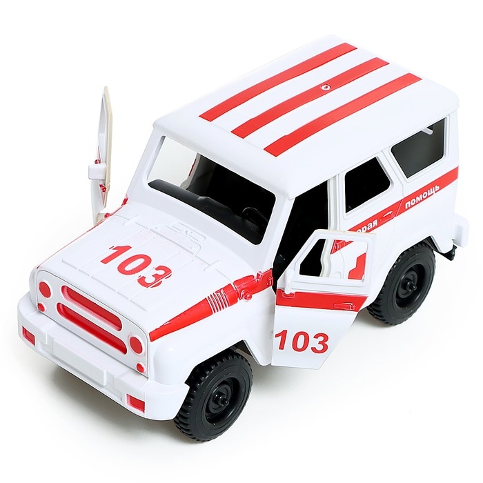 Машина инерционная УАЗ Hunter «Скорая помощь» Машина инерционная УАЗ Hunter «Скорая помощь»