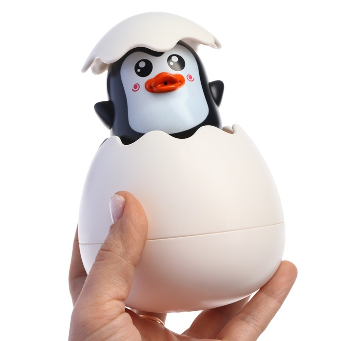 Игрушка для ванны «Пингвинчик/ Цыпленок в яйце», брызгалка, виды МИКС, Крошка Я Игрушка для ванны «Пингвинчик/ Цыпленок в яйце», брызгалка, виды МИКС, Крошка Я